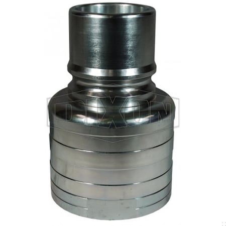 Dixon DQC H Industrial Interchange High Volume Female Plug, 1-1/4-11 Nominal, Female BSPP, Steel H10BF10